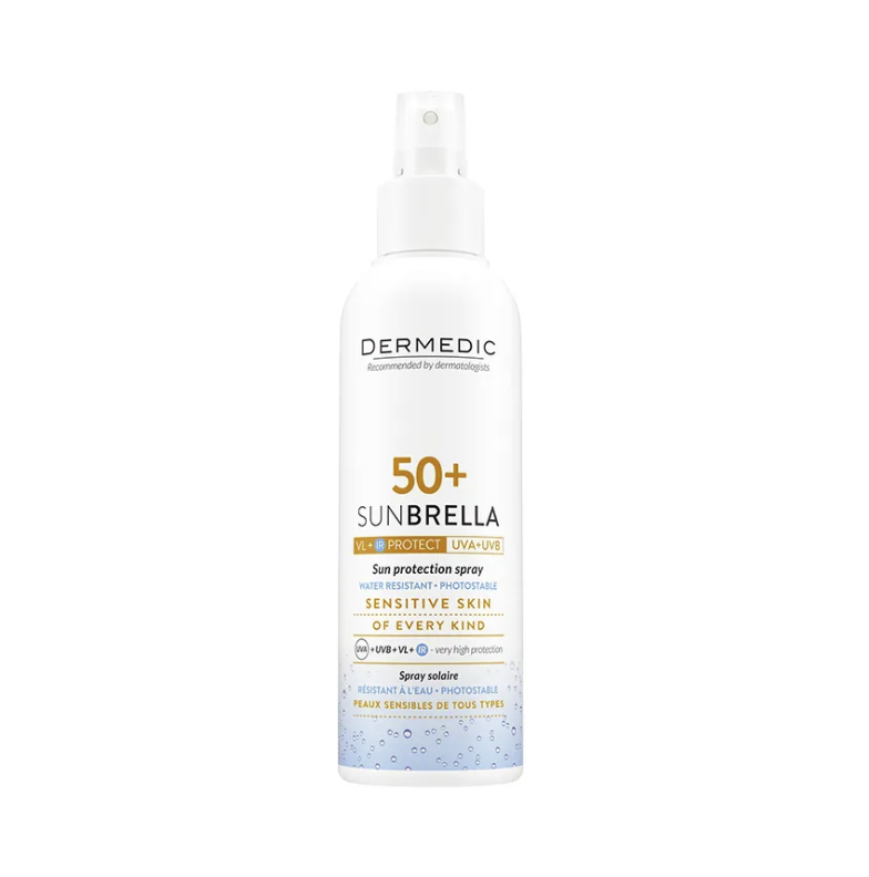 Dermedic – Sunbrella qumësht mbrojtës spray (SPF 50+)