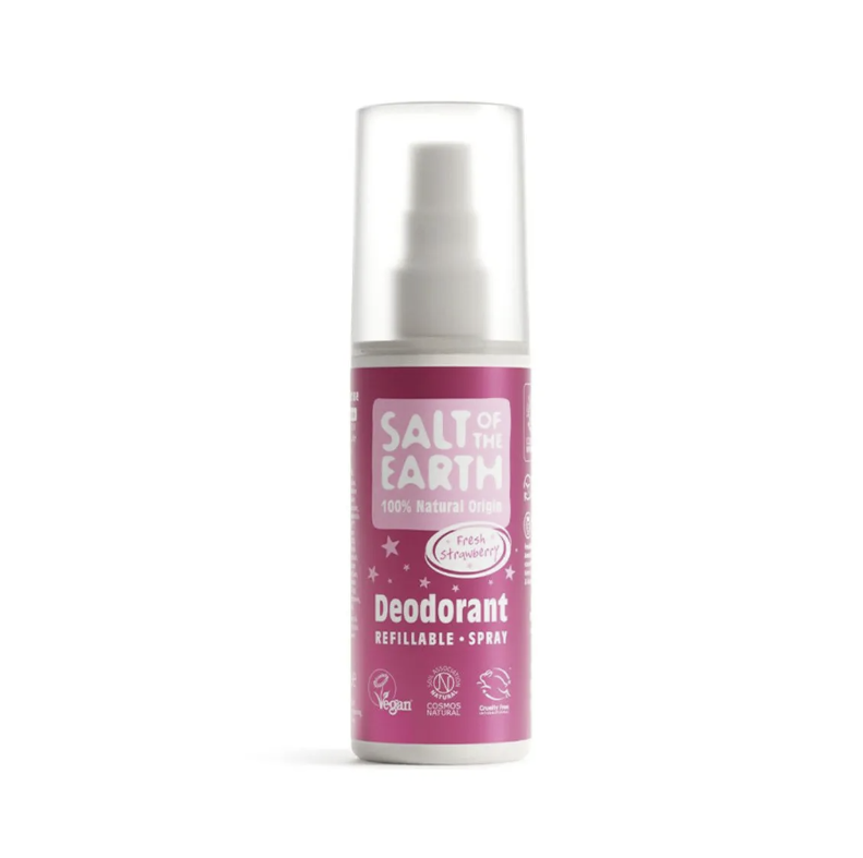 Salt of the Earth – Sweet Strawberry Natural Spray Deodorant