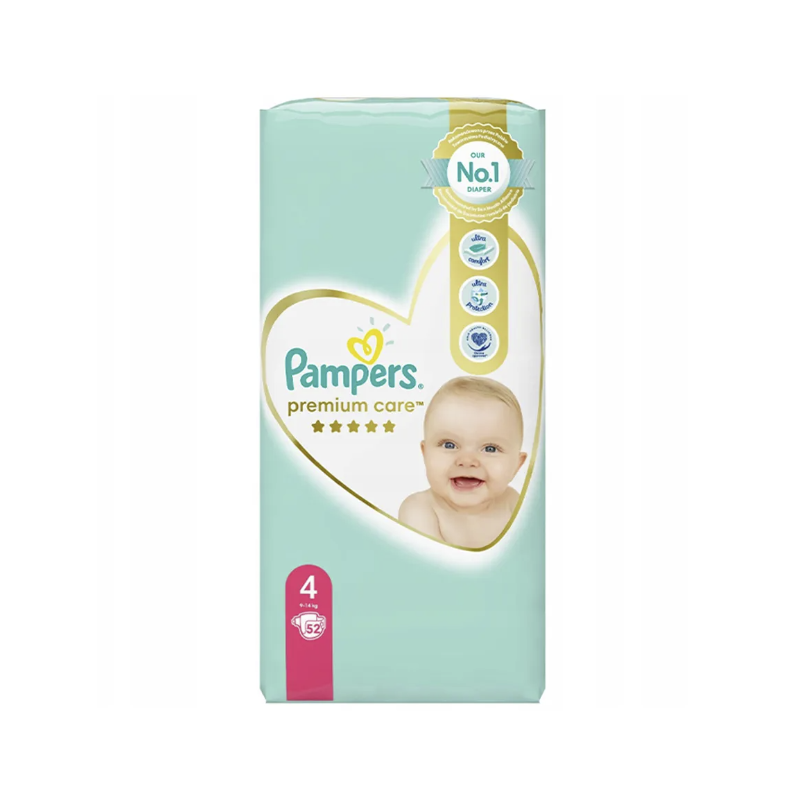 Pampers – Premium Care 4 (9-14kg)