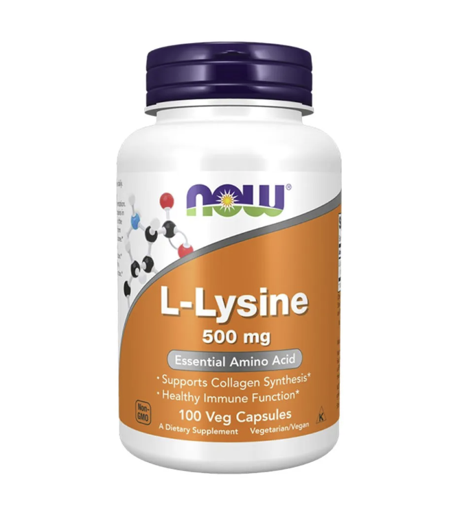 Now – L-Lysine 500mg Capsules