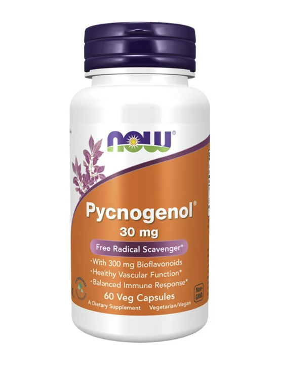 Now – Pycnogenol 30mg