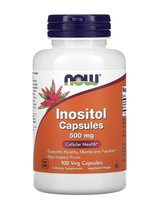 Now – Inositol capsules 500mg