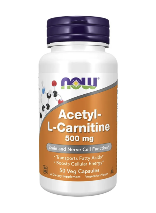 Now – Acetyl-L-Carnitine 500mg