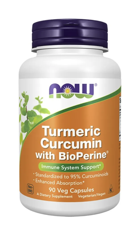 Now – Turmeric Curcumin with BioPerine