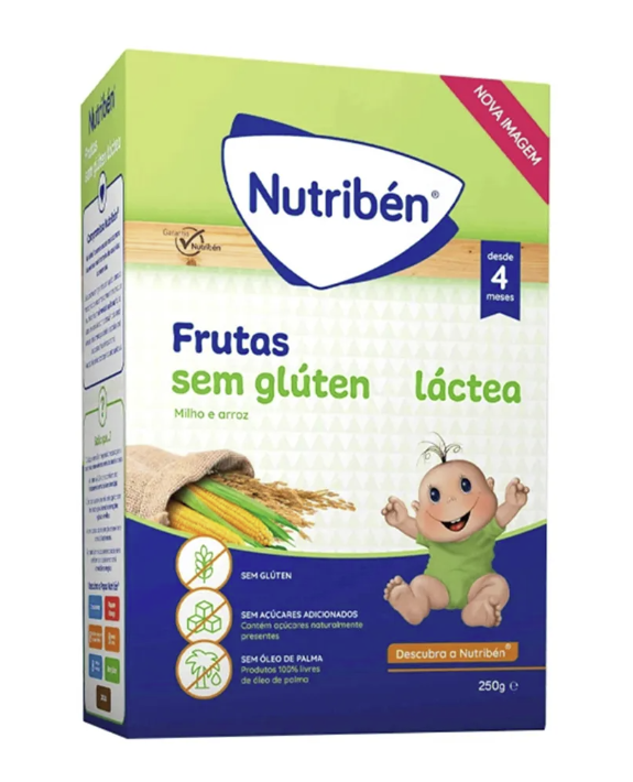 Nutriben – Drithëra me fruta & qumësht pa gluten (4m+)