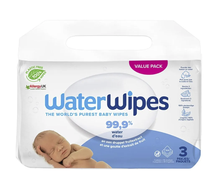 WaterWipes – Letra të lagura 99.9% ujë