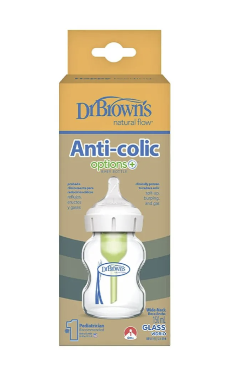 Dr. Brown’s – Options+ Shishe qelqi Anti-Colic (0m+)