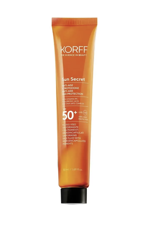 Korff – Sun Secret Uniforming Face Fluid (SPF 50+)