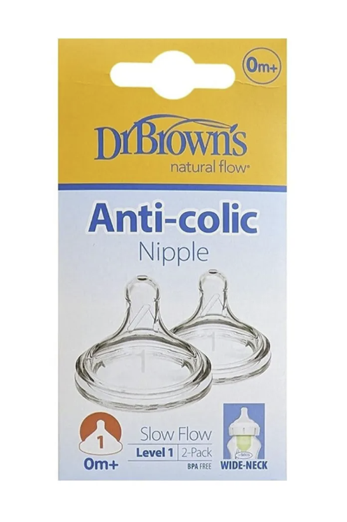 Dr. Brown’s – Kokë silikoni me qafë të gjerë