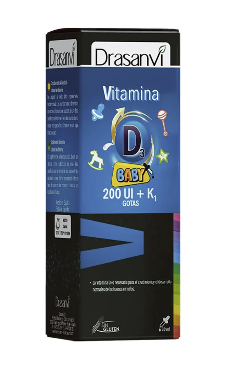 Drasanvi – Baby Vitamin D3 200IU + K1