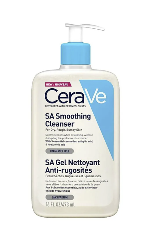 CeraVe – Renewing SA Cleanser (Dry, Rough, Bumpy Skin)